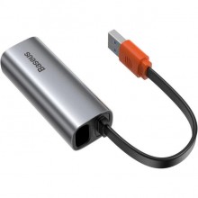 USB-хаб адаптер BASEUS Steel Cannon Series USB-A Gigabit LAN Adapter (CAHUB-AD0G) USB-хаб адаптер BASEUS Steel Cannon Series USB-A Gigabit LAN Adapter (CAHUB-AD0G)