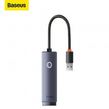Сетевой адаптер переходник Baseus Hub Lite USB А- Ethernet RJ45 Grey (WKQX000113) Сетевой адаптер переходник Baseus Hub Lite USB А- Ethernet RJ45 Grey (WKQX000113)