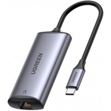 Проводной сетевой адаптер USB C - RJ45 2.5G Ethernet Gigabit LAN UGREEN Thunderbolt 3 Grey (CM275) Проводной сетевой адаптер USB C - RJ45 2.5G Ethernet Gigabit LAN UGREEN Thunderbolt 3 Grey (CM275)