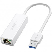 Внешняя сетевая карта Ugreen USB 3.0 Gigabit Ethernet Adapter White (CR111)