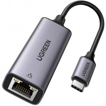 Проводной сетевой адаптер USB C - RJ45 Ethernet UGREEN Thunderbolt 3 Grey (CM199) Проводной сетевой адаптер USB C - RJ45 Ethernet UGREEN Thunderbolt 3 Grey (CM199)