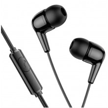 Проводные наушники гарнитура HOCO Enjoy universal AUX 3.5мм 1.2м Black (M97) Проводные наушники гарнитура HOCO Enjoy universal AUX 3.5мм 1.2м Black (M97)