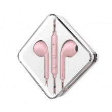 Проводные наушники гарнитура HOCO Memory sound wire control 3.5мм 1.2м Pink (M55) Проводные наушники гарнитура HOCO Memory sound wire control 3.5мм 1.2м Pink (M55)