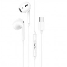 Проводные наушники гарнитура Hoco Crystal grace Type-C 1.2м White (M101) Проводные наушники гарнитура Hoco Crystal grace Type-C 1.2м White (M101)