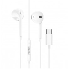 Проводные наушники гарнитура Hoco Crystal joy Type-C 1.2м White (M101) Проводные наушники гарнитура Hoco Crystal joy Type-C 1.2м White (M101)