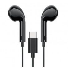 Проводные наушники гарнитура Hoco Crystal joy Type-C 1.2м Black (M101) Проводные наушники гарнитура Hoco Crystal joy Type-C 1.2м Black (M101)