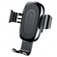 Держатель Baseus Wireless Gravity с беспроводной зарядкой на воздуховод Black (WXYL-01) Держатель Baseus Wireless Gravity с беспроводной зарядкой на воздуховод Black (WXYL-01)