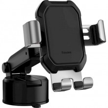 Автодержатель BASEUS для смартфона Tank Gravity Car Mount Holder with Suction Base Silver (SUYL-TK0S)