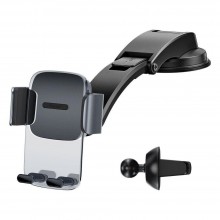 Автомобильный держатель Baseus Easy Control Clamp Black (SUYK000001) Автомобильный держатель Baseus Easy Control Clamp Black (SUYK000001)