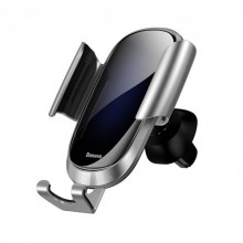 Автомобильный держатель Baseus для смартфона Future Gravity Car Mount Silver (SUYL-WL0S) Автомобильный держатель Baseus для смартфона Future Gravity Car Mount Silver (SUYL-WL0S)