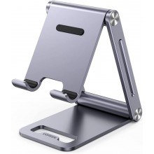 Держатель подставка UGREEN настольная для телефона алюминиевая Grey (LP263) Держатель подставка UGREEN настольная для телефона алюминиевая Grey (LP263)