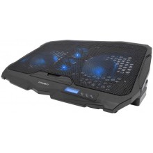 Охлаждающая подставка для ноутбука Crown с подсветкой Black/Blue (CMLS-01 Blue)