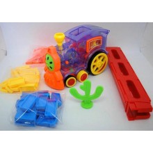 Детская игрушка паровозик с домино DOMINO Happy Truck, разноцветный Детская игрушка паровозик с домино DOMINO Happy Truck, разноцветный