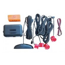 Парктроник (паркувальный радар) Parking Assistant Sensor, 4 красные датчика