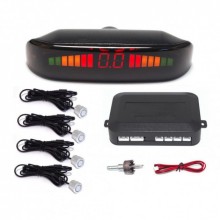 Парктронік (паркувальний радар) Parking Assistant Sensor, 4 серебристые датчики