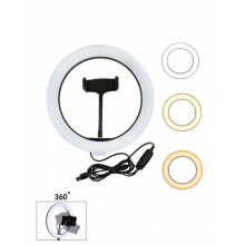Светодиодная кольцевая Led лампа для фото и видео съемки Ring Fill Light ZD666, 26см (без штатива)
