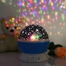Ночник - проектор звездное небо Star Master Dream вращающийся, голубой