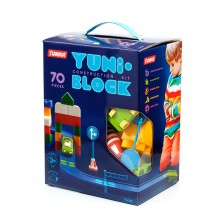 Детский конструктор ЮНИКА YUNI-BLOK блоки разных размеров 70 деталей