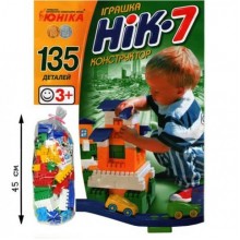 Детский конструктор ЮНИКА НИК из крупных 135 деталей