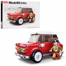 Детский игровой конструктор SLUBAN Model Bricks Машина красный 150 деталей Детский игровой конструктор SLUBAN Model Bricks Машина красный 150 деталей