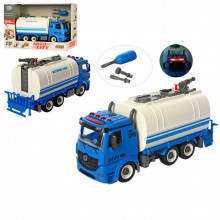 Детский игровой конструктор на шурупах Limo Toy City Development Синяя поливальная машина + отвертка Детский игровой конструктор на шурупах Limo Toy City Development Синяя поливальная машина + отвертка