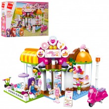 Детский игровой конструктор Qman Cherry Abby's Cafe Кафе Эбби 260+ деталей Детский игровой конструктор Qman Cherry Abby's Cafe Кафе Эбби 260+ деталей