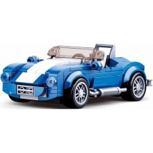 Детский игровой конструктор SLUBAN Model Bricks Машина синий 160+ деталей Детский игровой конструктор SLUBAN Model Bricks Машина синий 160+ деталей