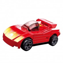 Детский игровой конструктор SLUBAN Racing Cars машина для мальчиков красный Детский игровой конструктор SLUBAN Racing Cars машина для мальчиков красный