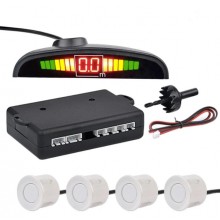 Парктронік (паркувальний радар) Parking Assistant Sensor, 4 белые датчики Парктронік (паркувальний радар) Parking Assistant Sensor, 4 белые датчики