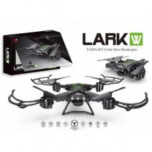 Квадрокоптер дрон на радиоуправлении Lark CX-40W с Wifi, камерой, подсветкой, черный