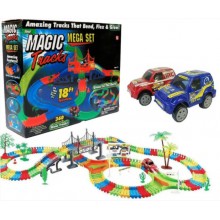 Гибкая гоночная трасса Magic Track 360 (Мэджик Трек) 360 деталей + 2 машинки, мост