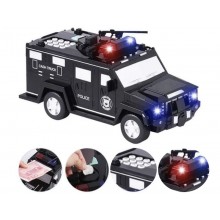 Электронная копилка-сейф с кодовым замком и отпечатком пальца машинка Hummer Cach Truck