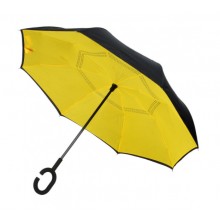 Ветрозащитный зонт Up-Brella (Зонт обратного сложения), желтый