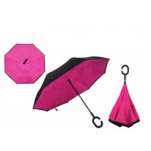 Ветрозащитный зонт Up-Brella (Зонт обратного сложения), розовая