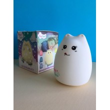 Детский ночник силиконовый LED - светильник BABY SPACE KITTY, 3