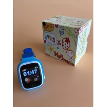 Детские смарт часы Smart Baby Watch Q90 c GPS трекером, синий