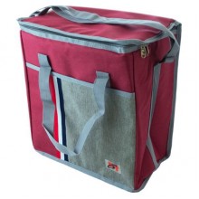Термосумка-холодильник для еды и напитков Cooling Bag DT-4241 (36х20х38см), красная