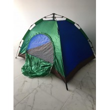 Самораскладывающаяся палатка автомат 2-х местная (2х1,5х1,1 м.) сине-зеленая