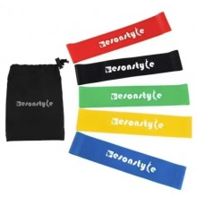 Фитнес резинки Esonstyle, спортивные резинки, резинки для спорта, набор 5шт+чехол Фитнес резинки Esonstyle, спортивные резинки, резинки для спорта, набор 5шт+чехол