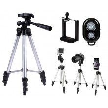 Штатив телескопический с пультом ДУ для камеры и телефона трипод TRIPOD 3888 Штатив телескопический с пультом ДУ для камеры и телефона трипод TRIPOD 3888