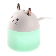 Увлажнитель воздуха ночник 2в1 Humidifier Котик, белый