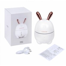 Увлажнитель воздуха с подсветкой зайчик Humidifier, белый