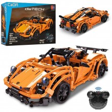 Детский конструктор CaDa Technic Гоночная машина на радиоуправлении оранжевая для мальчиков 420+ деталей Детский конструктор CaDa Technic Гоночная машина на радиоуправлении оранжевая для мальчиков 420+ деталей