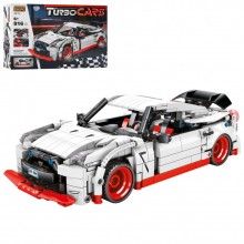 Детский развивающий конструктор Limo Toy Car Racing Машина белая для мальчиков 800+ деталей Детский развивающий конструктор Limo Toy Car Racing Машина белая для мальчиков 800+ деталей
