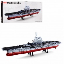 Детский развивающий конструктор SLUBAN Ships Авианосец 1600+ деталей