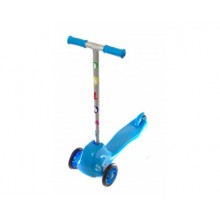 Детский трехколесный самокат DOLONI TOYS Scooter голубой складной Детский трехколесный самокат DOLONI TOYS Scooter голубой складной