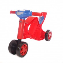 Детский четырехколесный беговел DOLONI TOYS 0137 Минибайк Красный музыкальный