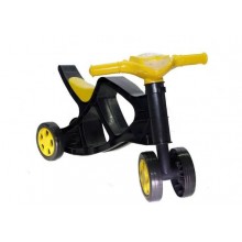 Детский четырехколесный беговел DOLONI TOYS 0136 Минибайк Желтый