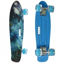 Детский скейтборд Пенни борд Profi Penny Board Neon Blue Голубой с рисунком Детский скейтборд Пенни борд Profi Penny Board Neon Blue Голубой с рисунком