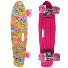 Детский скейтборд Пенни борд Profi Penny Board Neon Pink Розовый с рисунком Детский скейтборд Пенни борд Profi Penny Board Neon Pink Розовый с рисунком